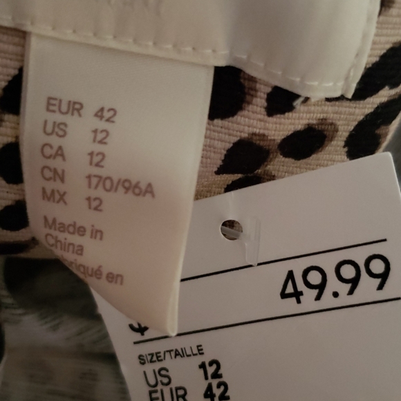 NEW H&M Animal Print Jacket size 12 - Picture 6 of 6